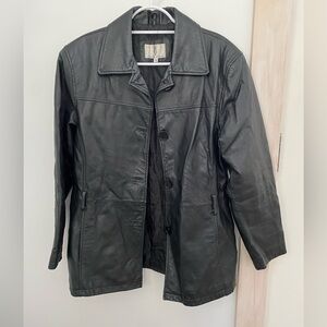 Vintage Timothy Daniels Black Leather Jacket Sz. M